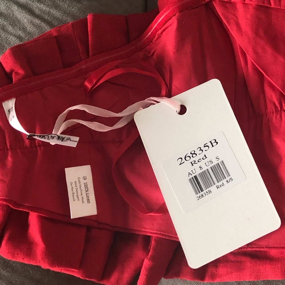 Red crop top - Picture 4 of 5